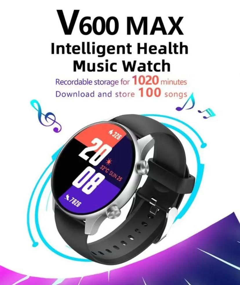 VBAND Smart watch V600 Max With ECG and Blood Oxygen Apps