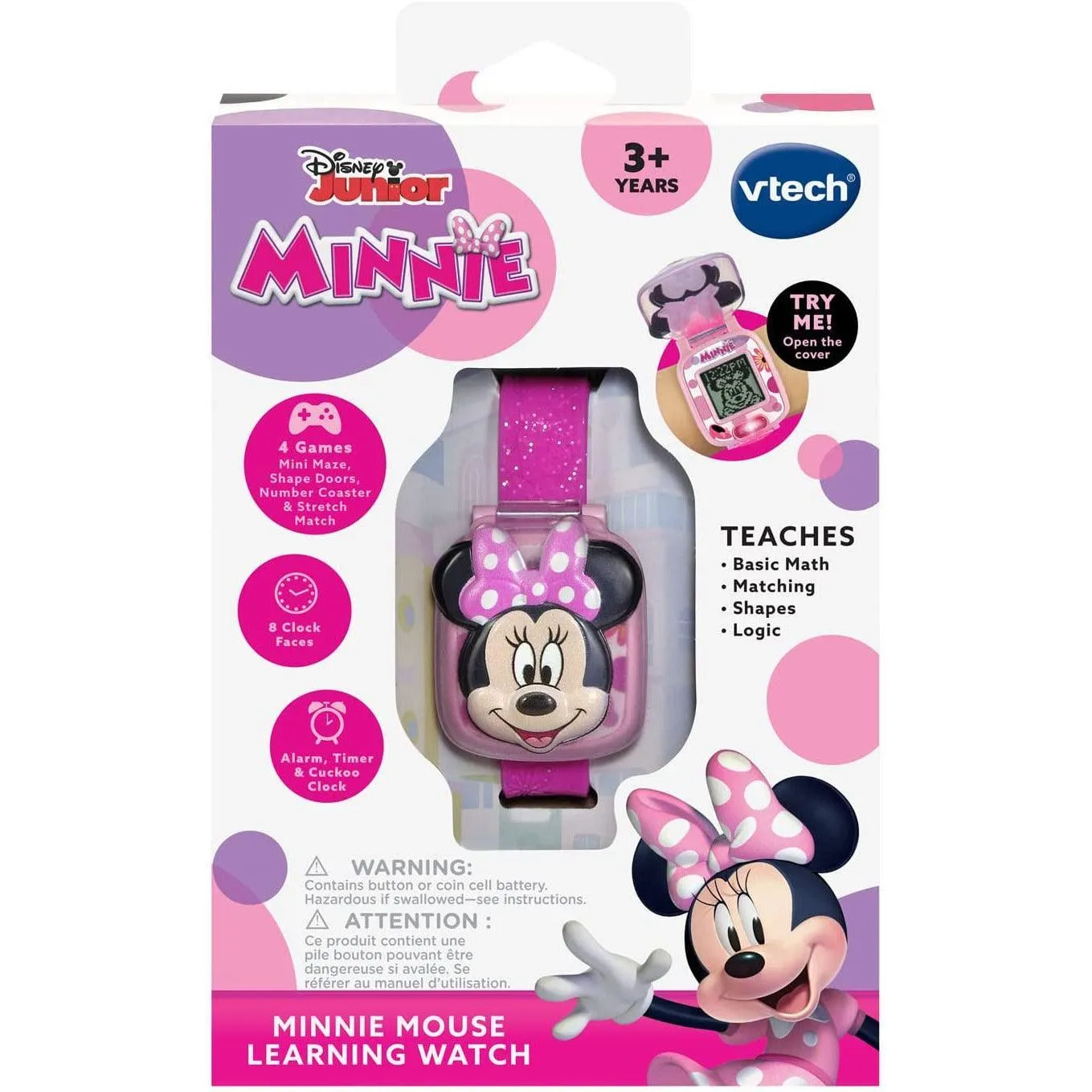 VTech Disney Junior Minnie - Minnie Mouse Learning Watch