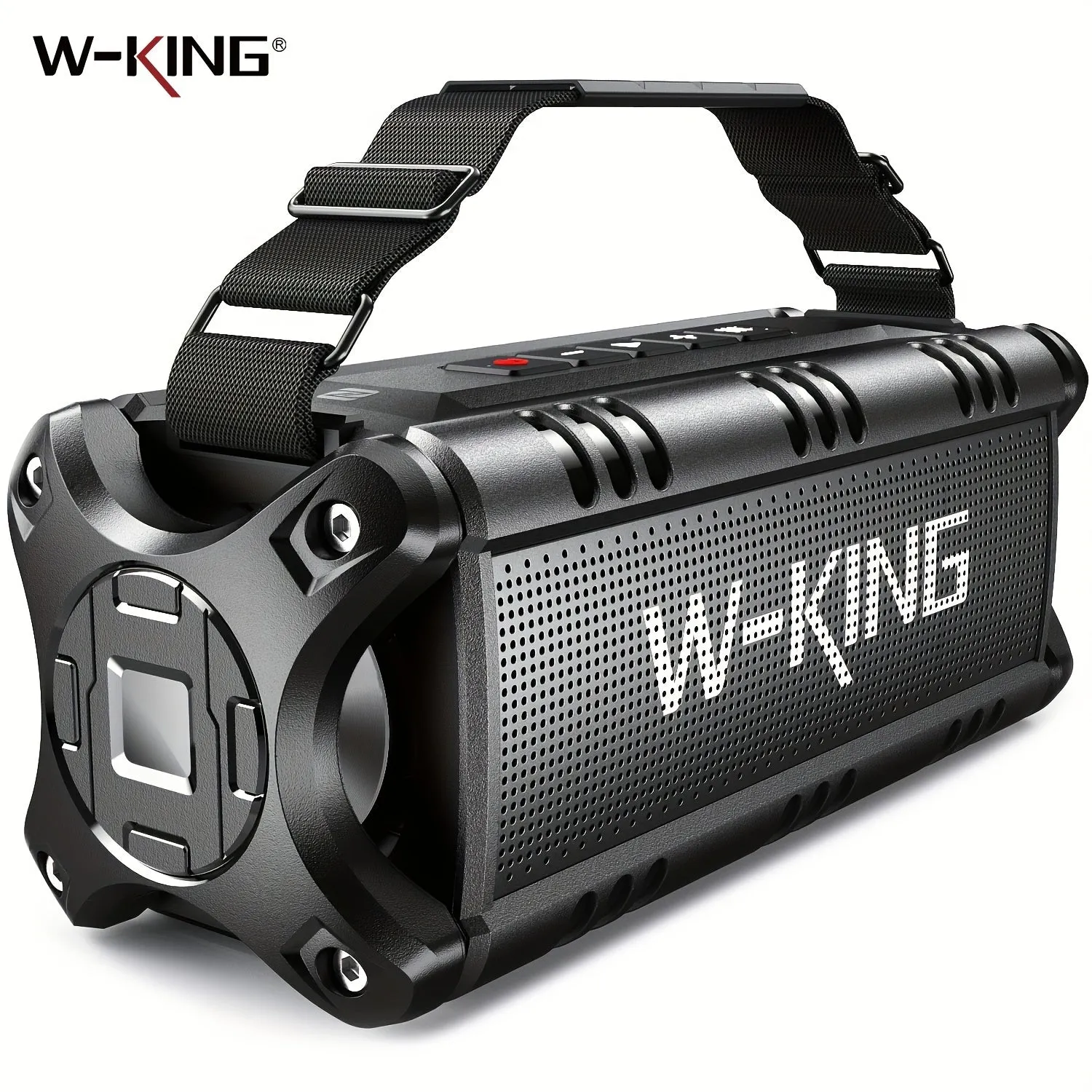 W-KING 50W Wireless Speaker, Loud Wireless, Large Outdoor Portable with Subwoofer for Deep Bass/Power Bank/TF/AUX/NFC/EQ