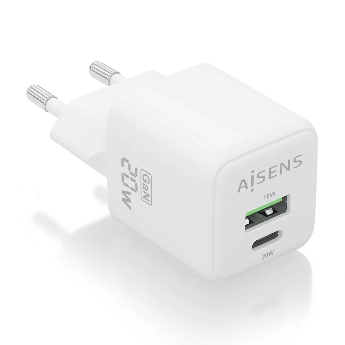 Wall Charger Aisens ASCH-20W2P010-W White 20 W (1 Unit)