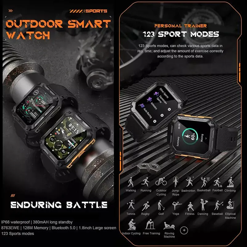 Waterproof All-In-One Active Lifestyle Smart Watch