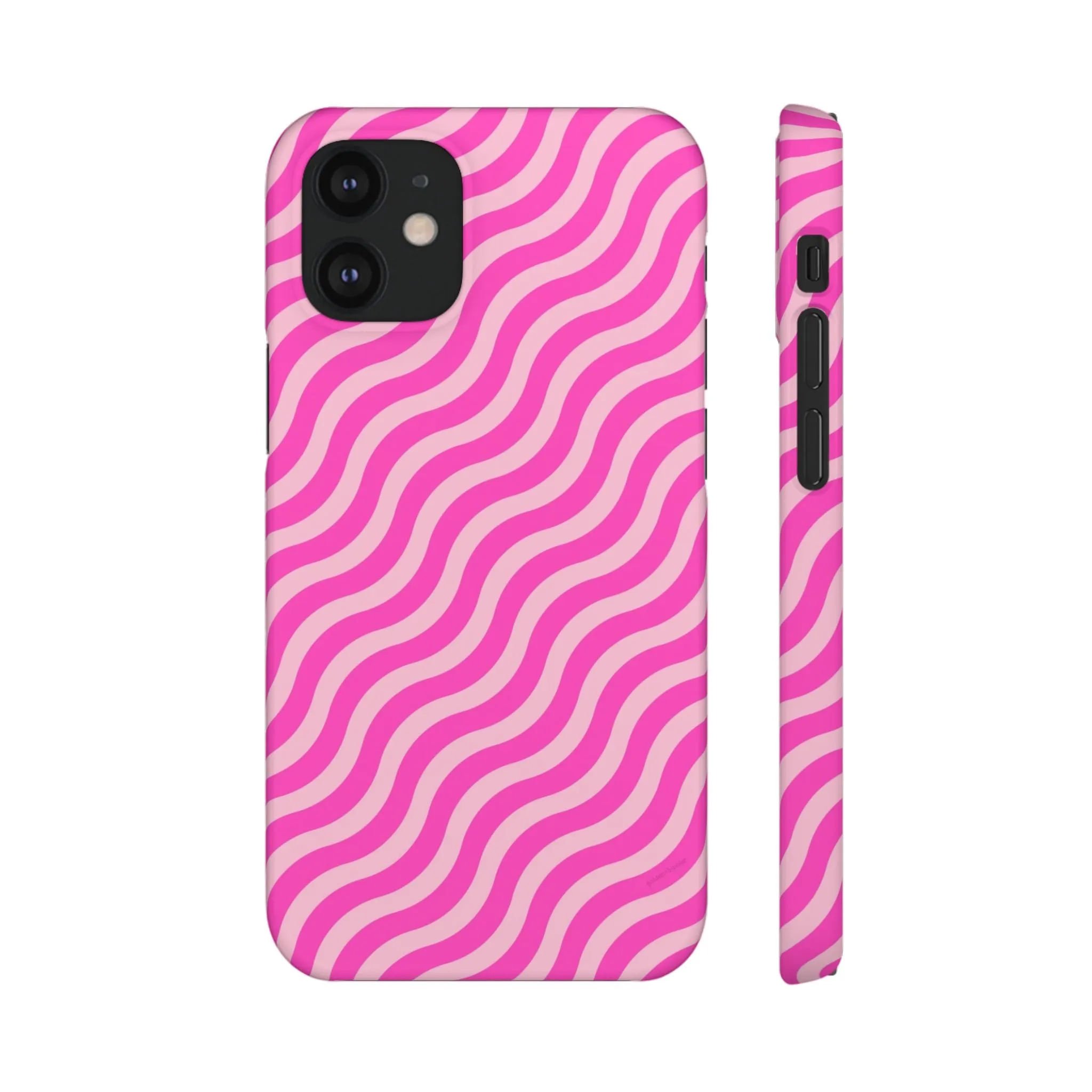 Waveicious Pink Snap iPhone Cases