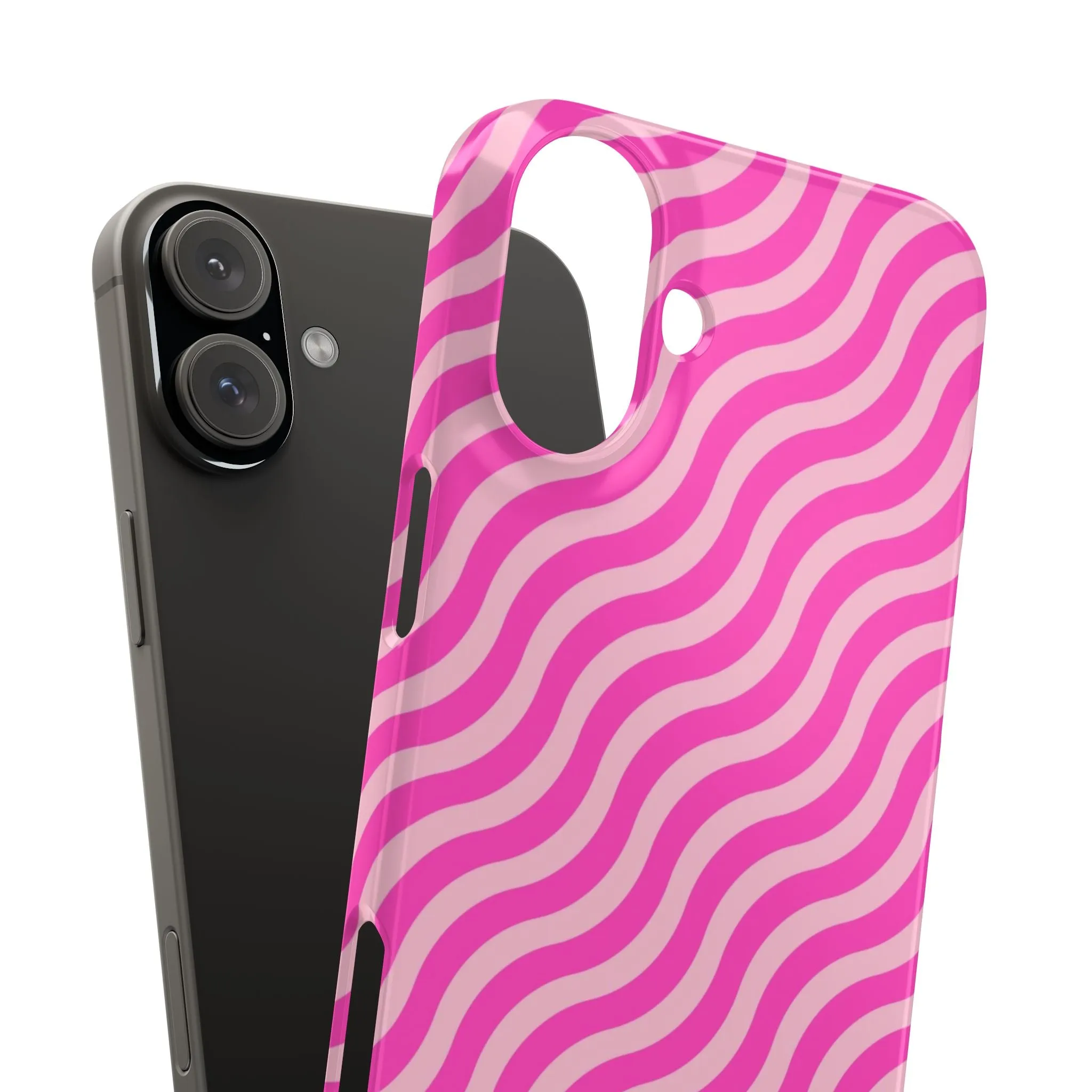 Waveicious Pink Snap iPhone Cases