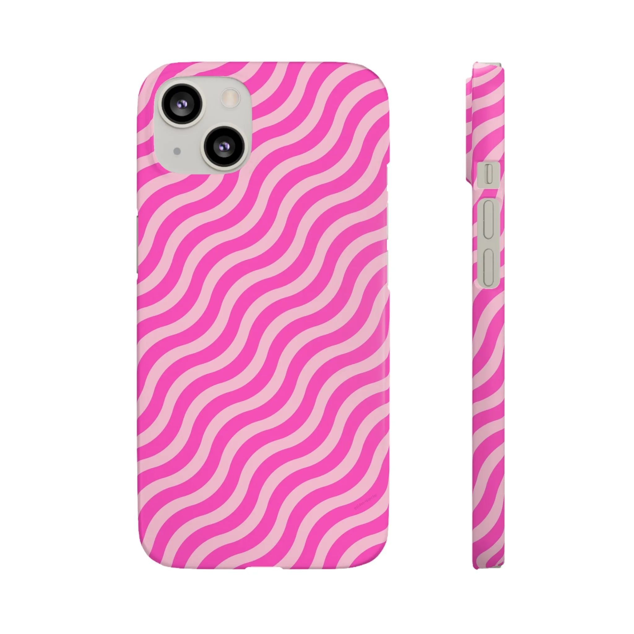 Waveicious Pink Snap iPhone Cases