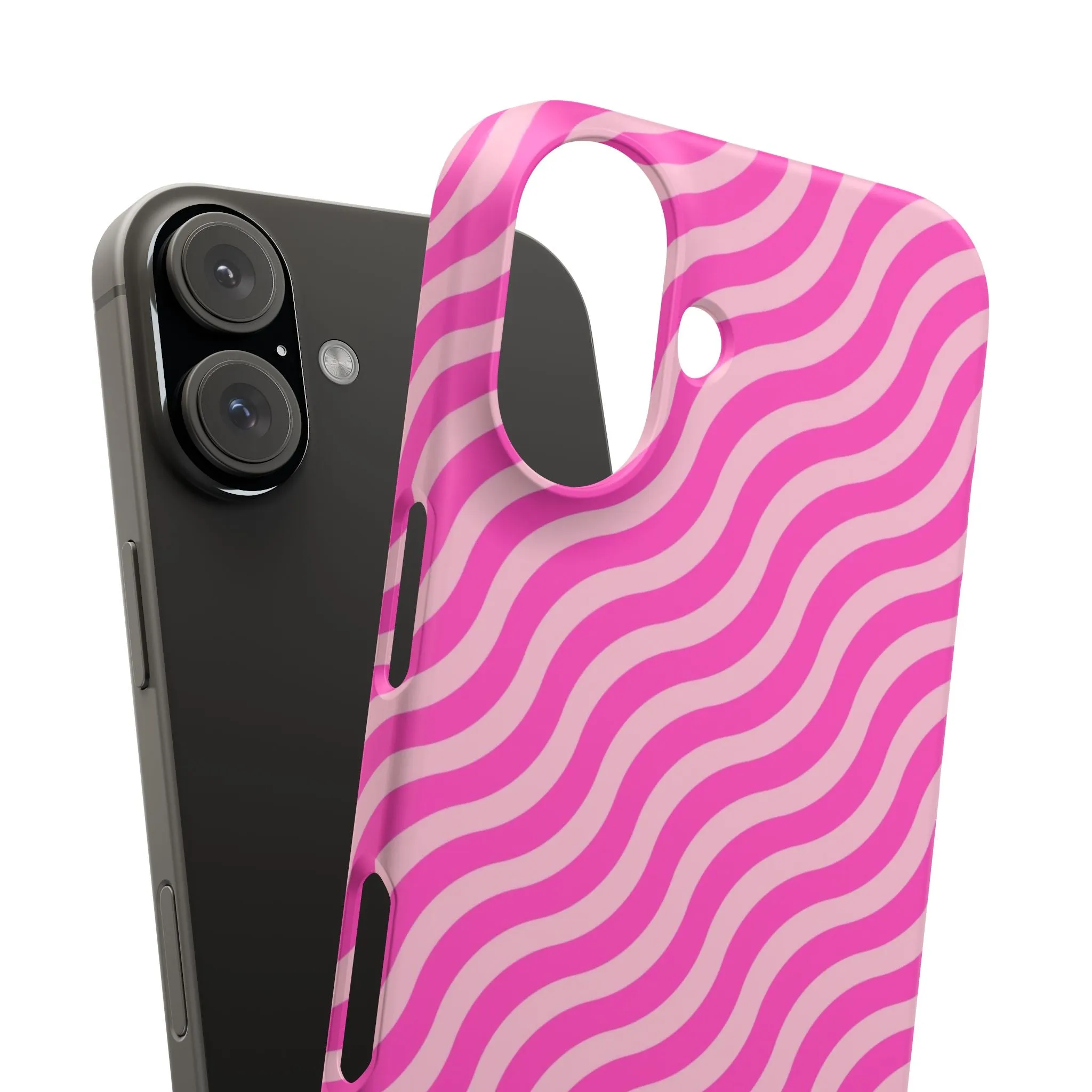 Waveicious Pink Snap iPhone Cases