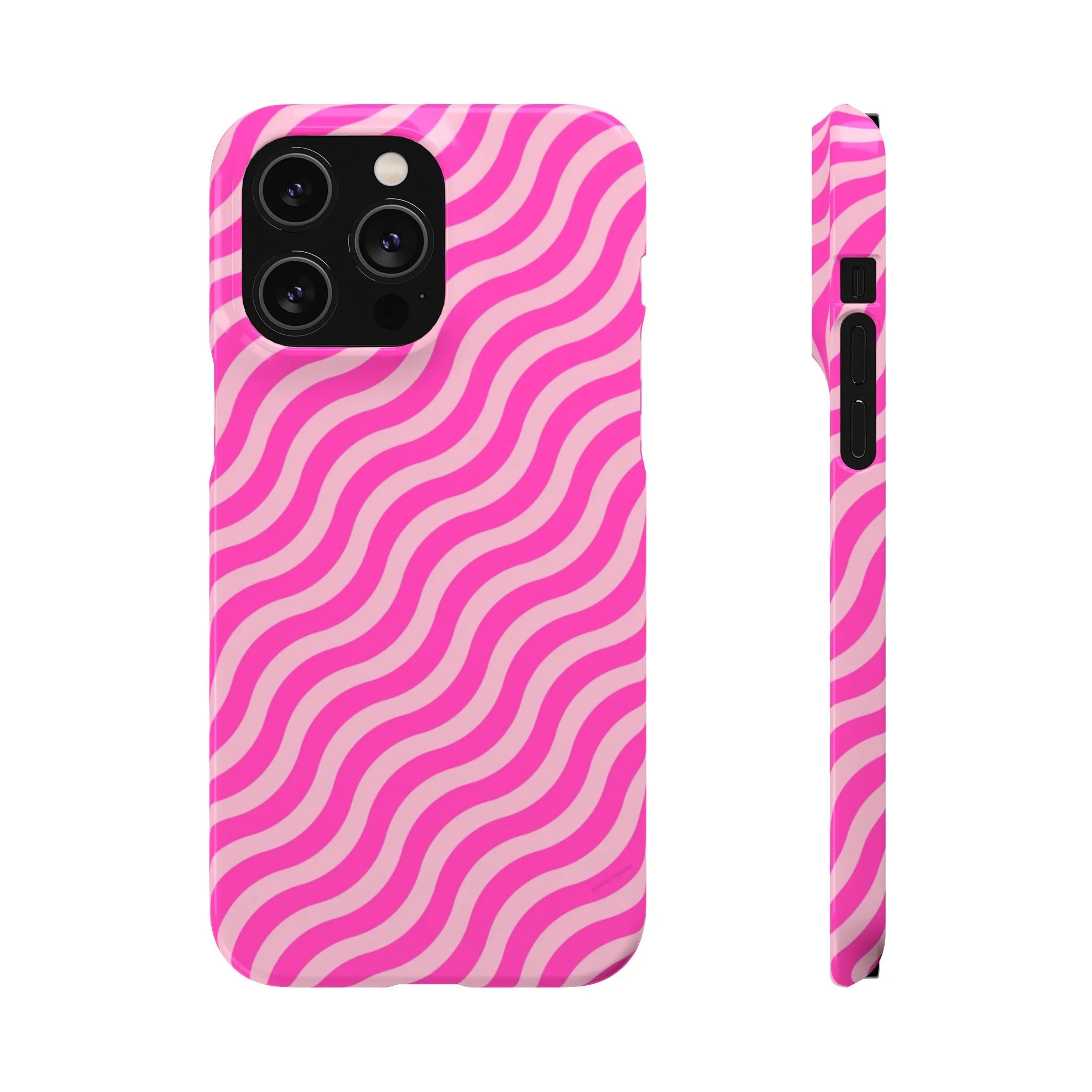 Waveicious Pink Snap iPhone Cases