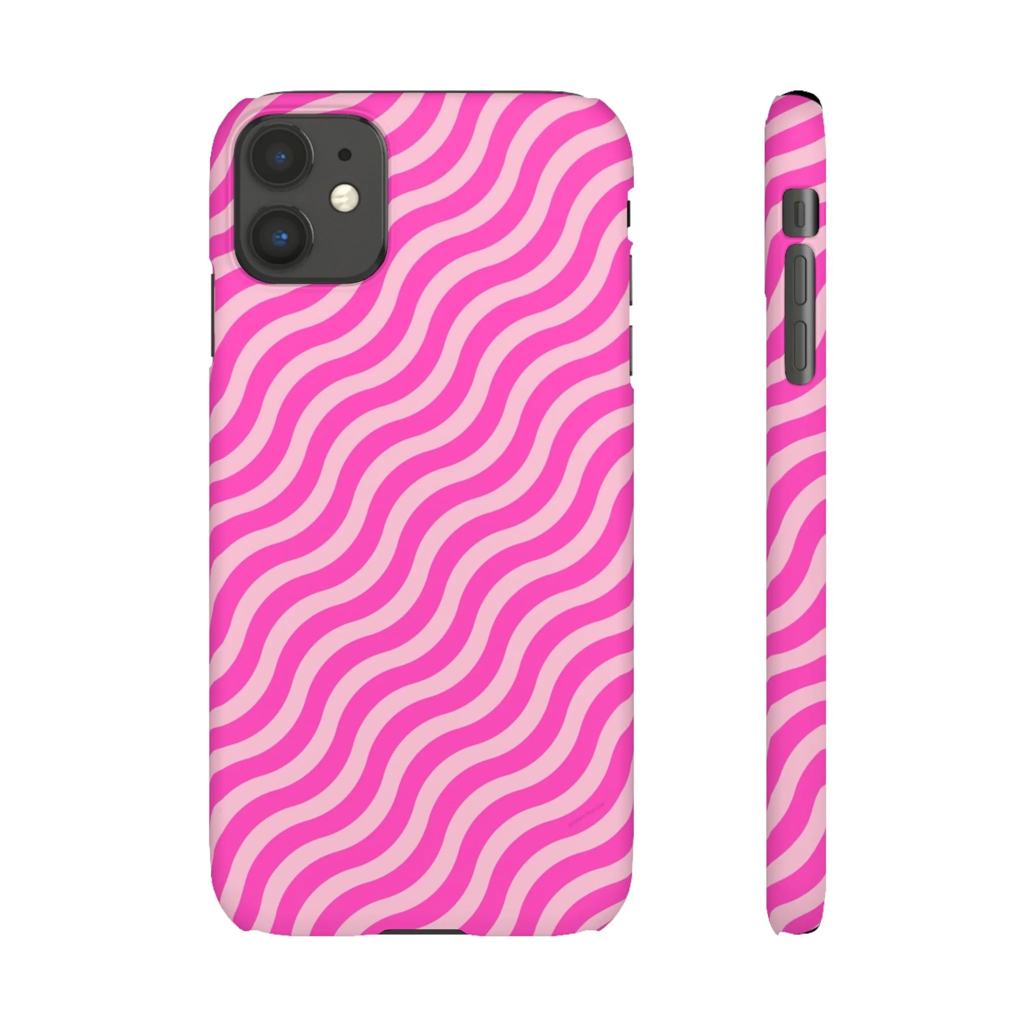 Waveicious Pink Snap iPhone Cases