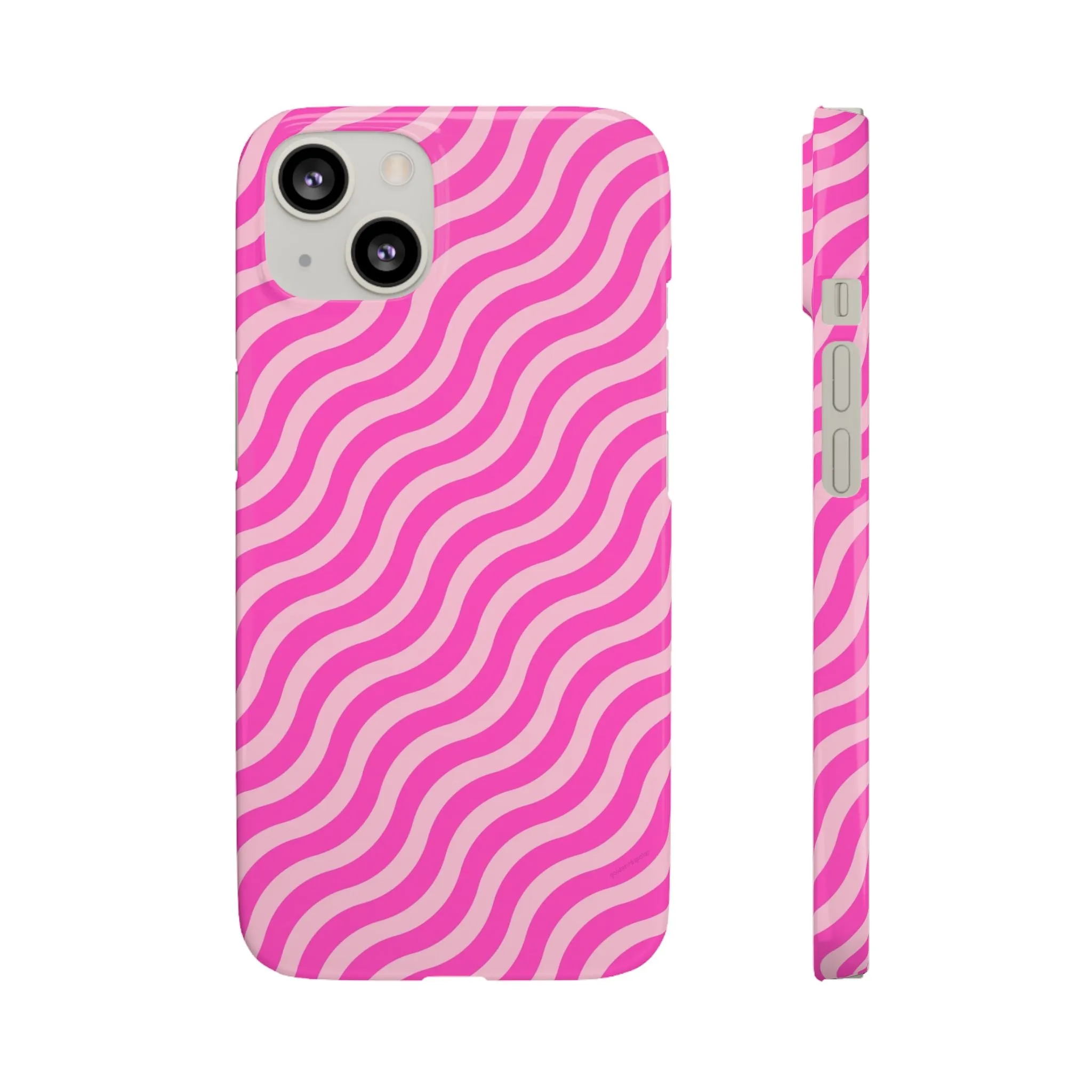 Waveicious Pink Snap iPhone Cases