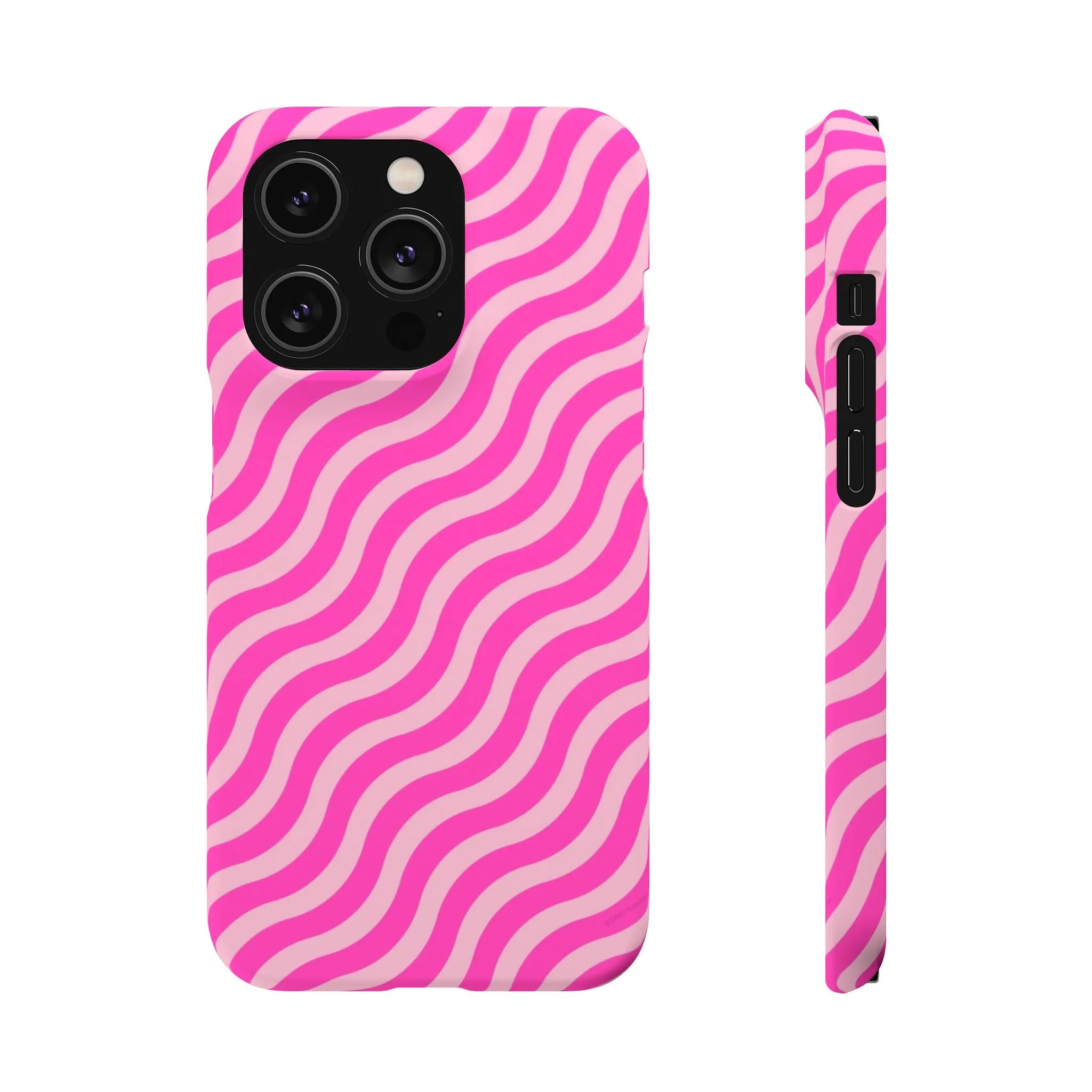 Waveicious Pink Snap iPhone Cases