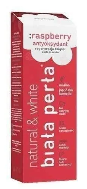 WHITE PEARL Natural raspberry paste 75ml