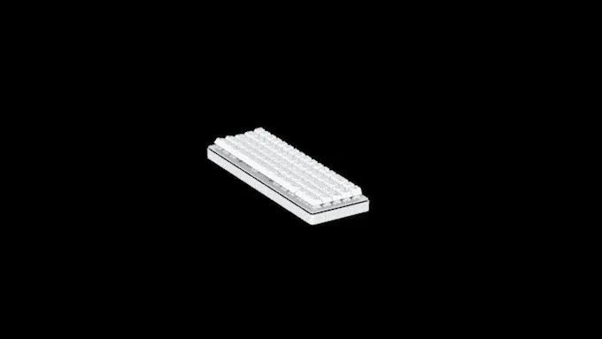 WhiteFox Eclipse Mechanical Keyboard Pre-built Kit