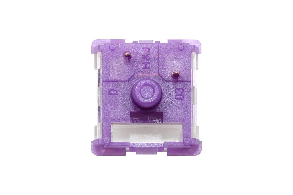 [Wholesale] CIY EVO Switch Evolution Linear Tactile 55g 60g mx stem switch for mechanical keyboard 50m Factory Lubed PC Nylon POK Red Purple