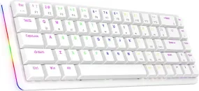 Wired Mechanical Keyboard - Rampage Rebel White