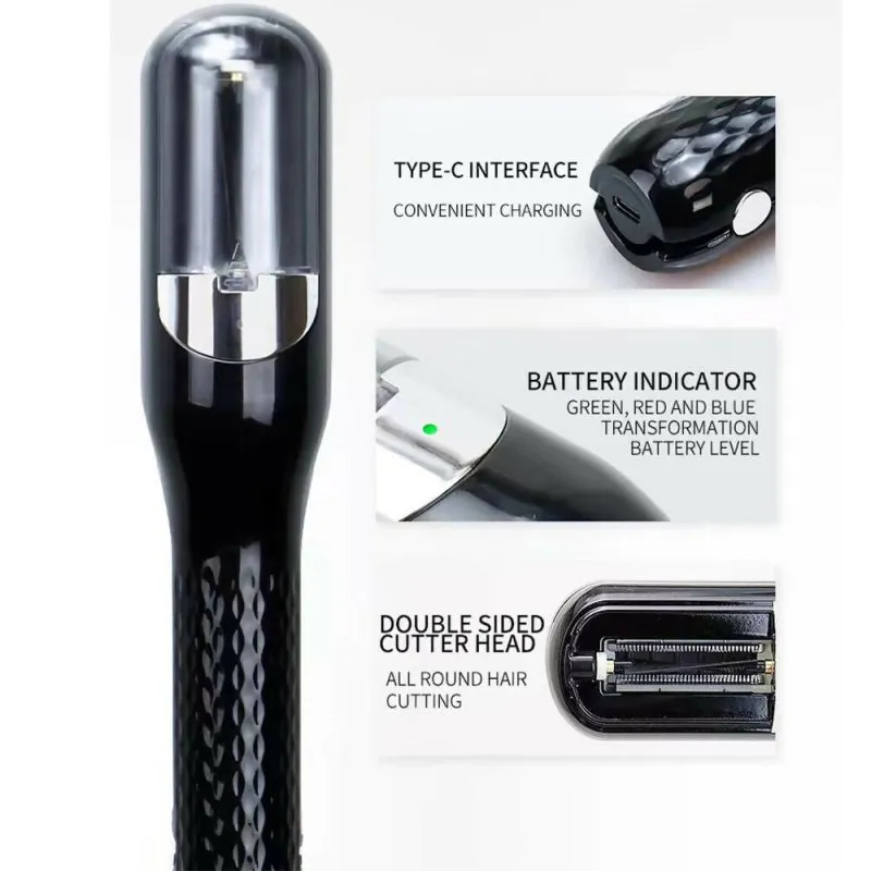 Wireless Split end hair trimmer with USB charging capability | Hair cutter for smooth hair