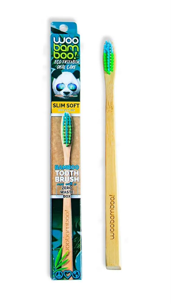 Woobamboo Zero Waste Slim Soft Toothbrush