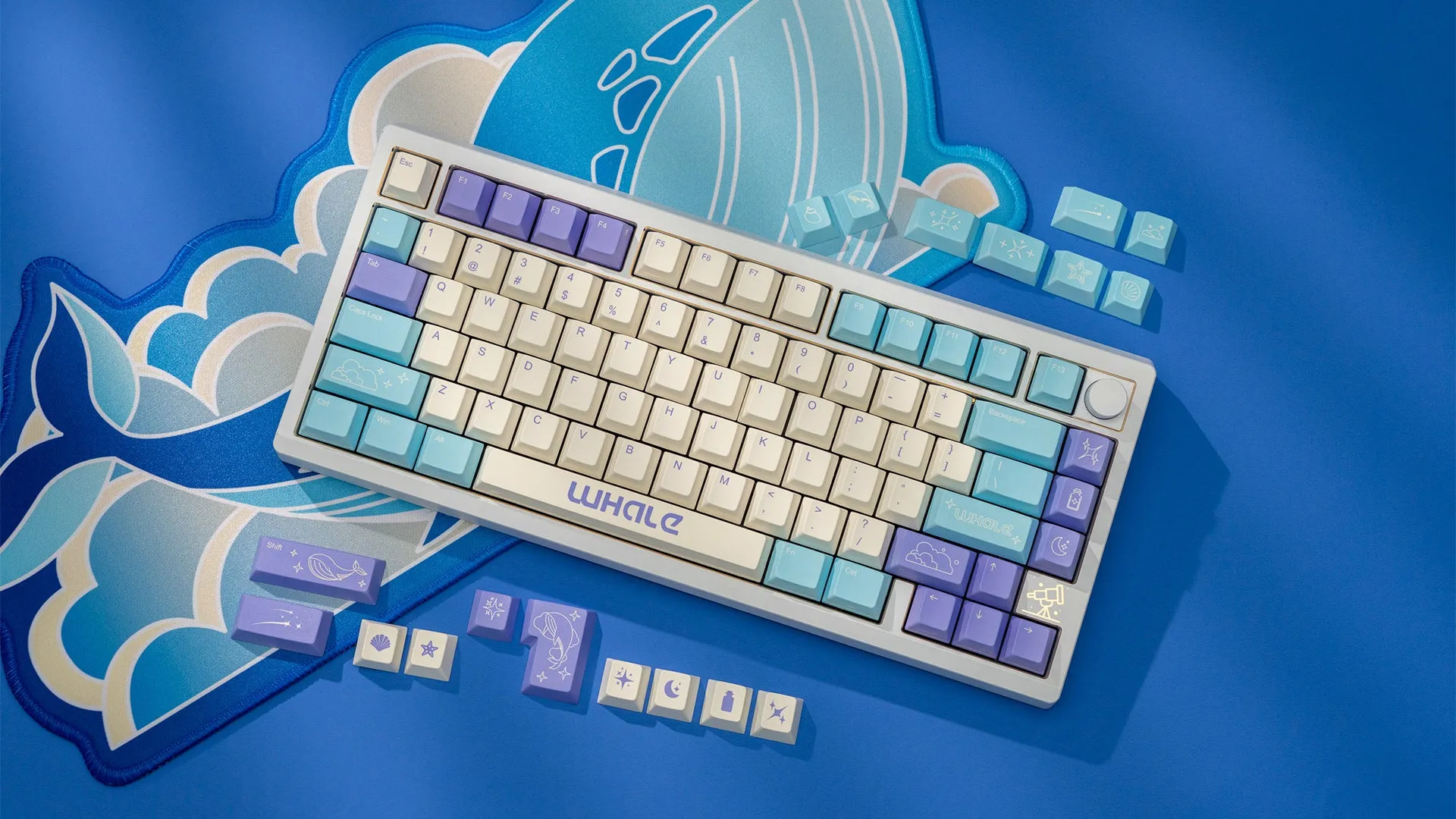 Wuque Studio Whale Keycap Set