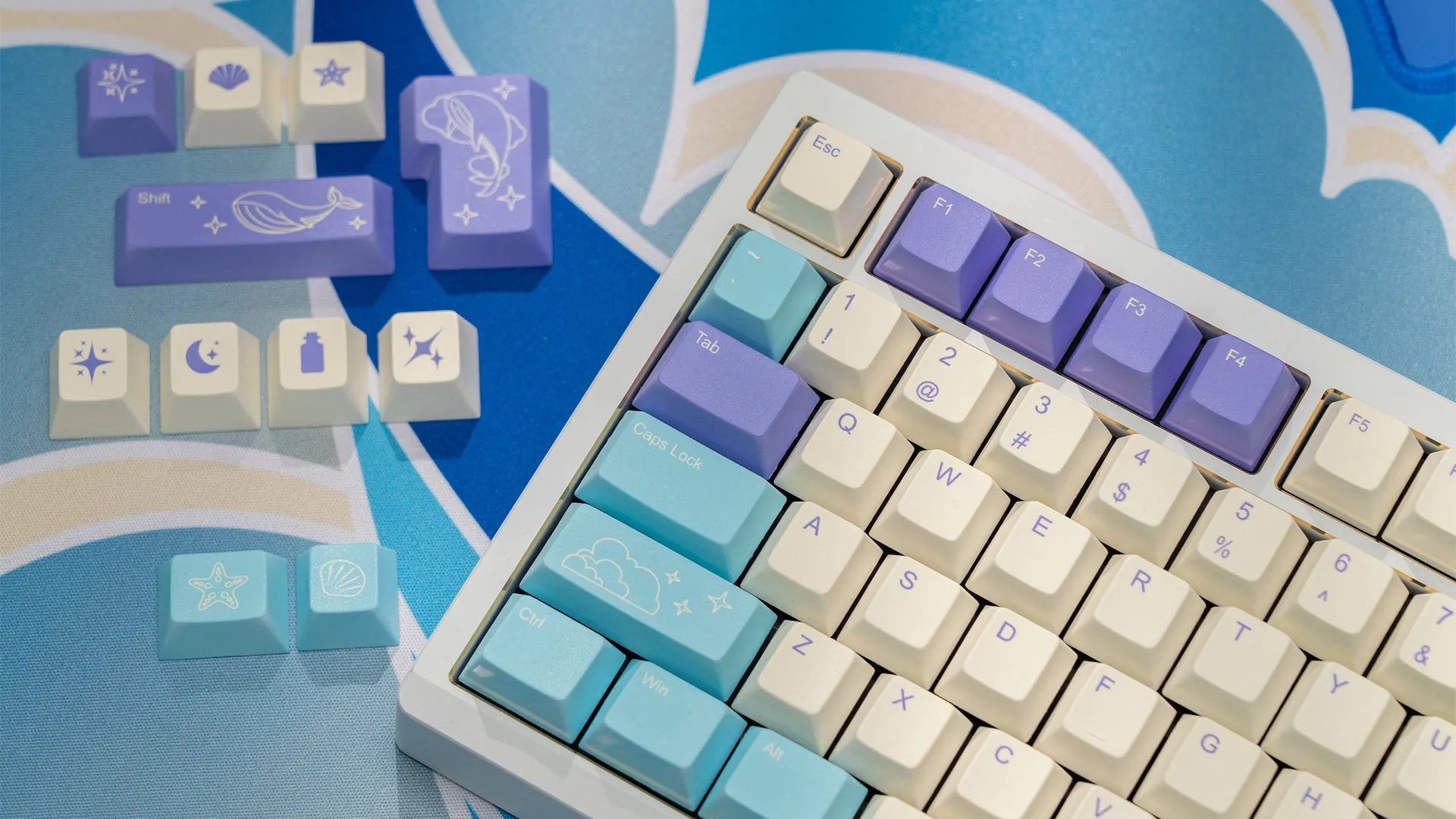 Wuque Studio Whale Keycap Set