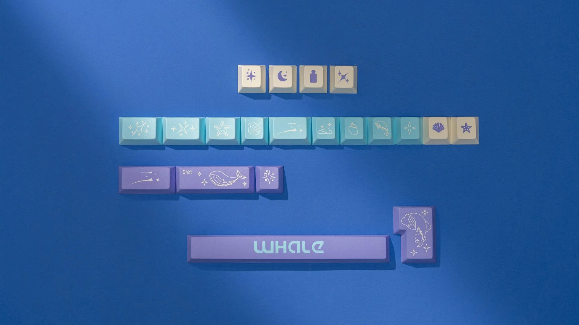 Wuque Studio Whale Keycap Set