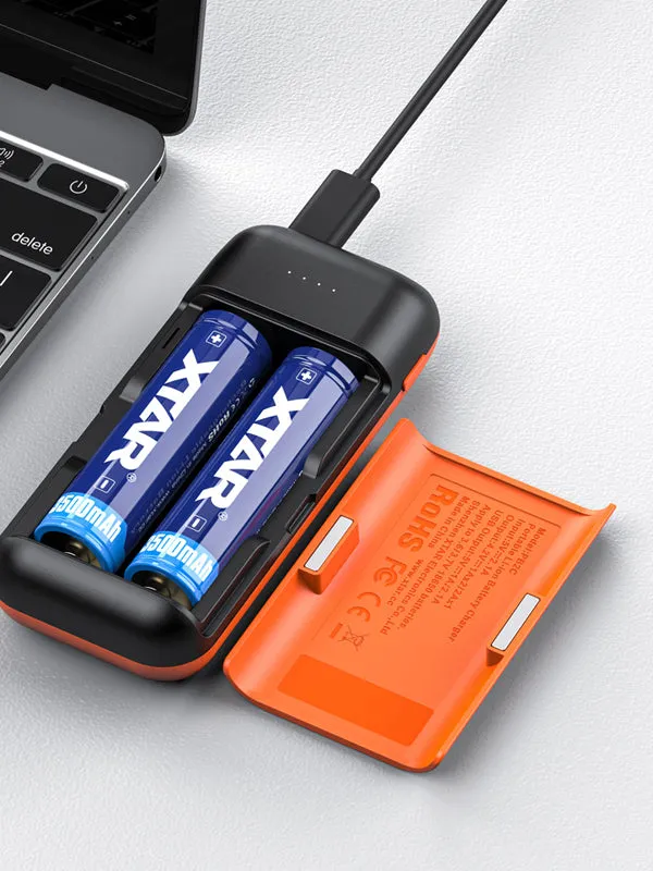 XTAR 18650 Battery Charger with Power-Bank Option