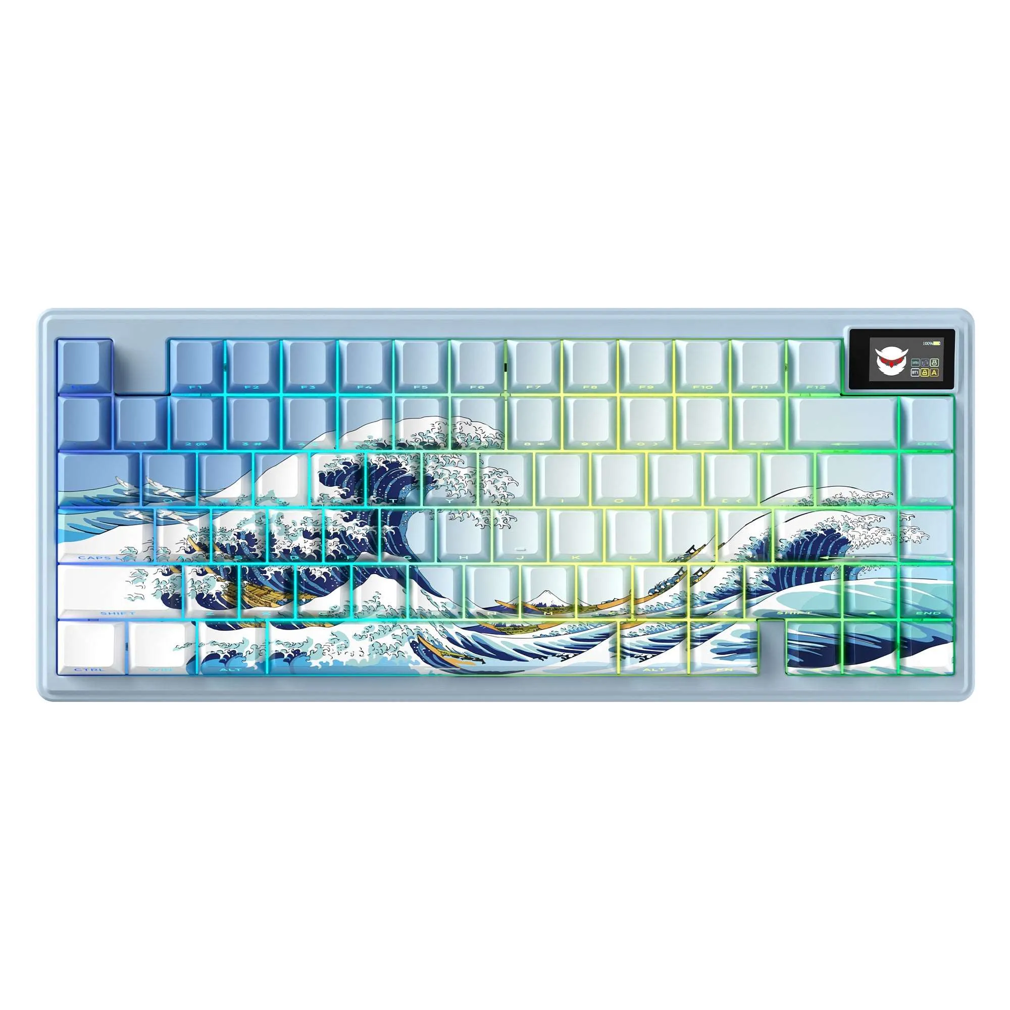 XVX K75 Pro CNC Aluminum Mechanical Keyboard Hot Swap Switchs Flex Cuts PCB With PBT Keycaps