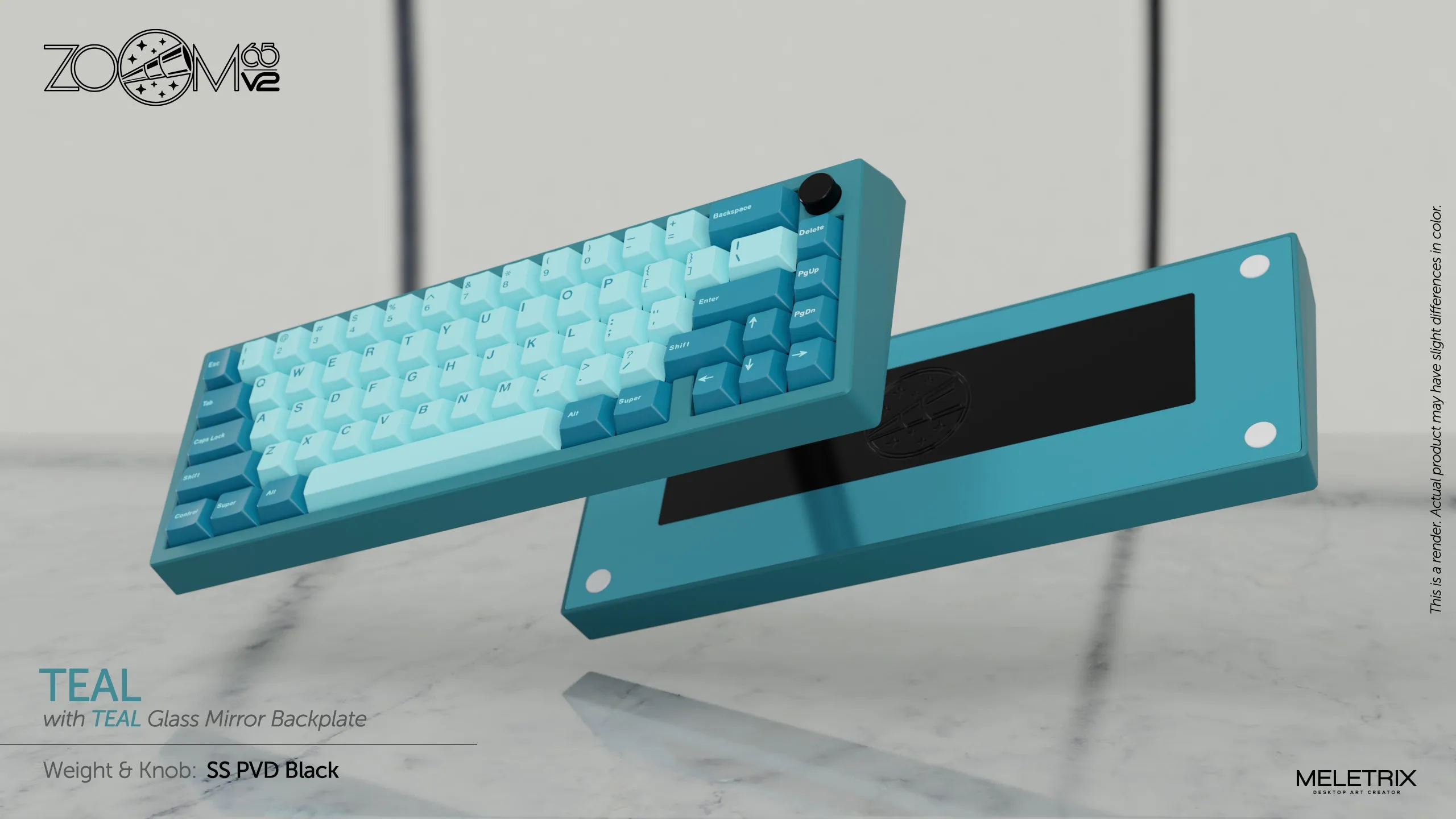 Zoom65 Essential Edition V2 - Teal Mechanical Keyboard Kit